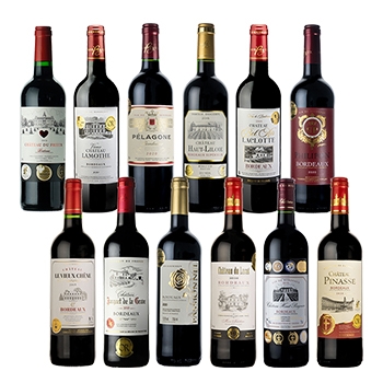 【セット】全部で25冠！全て金賞受賞！ボルドー フルボディ 赤 12本セット / オリジナル ◎(Bordeaux gold medal red wine 12 bottle set ◎)
