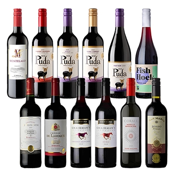 【セット】フランス 金賞入り! デイリーワイン 赤 12本セット / オリジナル◎(Gold Medal Daily Wine Red 12 bottles set◎)