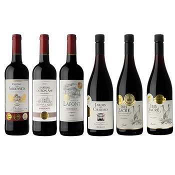 【セット】全部で11冠！全て金賞受賞！フランス フルボディ 赤 6本セット(French gold medal Fullbody Red wine 6 bottle sets)