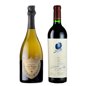【セット】ドンペリニヨン　オーパスワン2本セット(Dom Perignon Opus One 2-piece set)