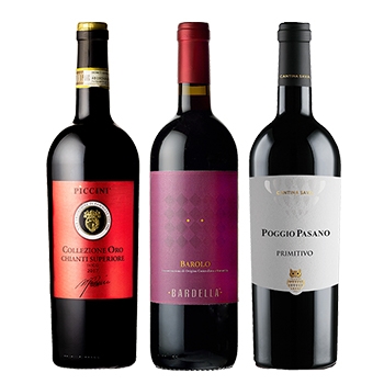 【セット】イタリア産地飲み比べセット(Italian wine comparison set)