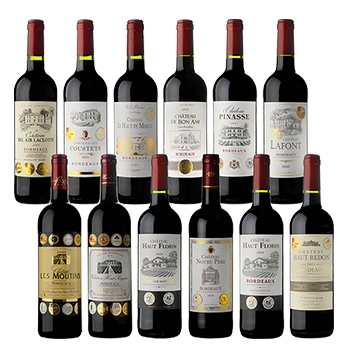 【セット】全部で30冠！全て金賞受賞！ボルドー フルボディ 赤 12本セット(Bordeaux gold medal red wine 12 bottle set)