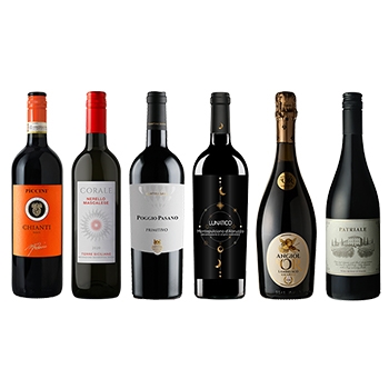 【セット】イタリア赤ワイン堪能6本セット / オリジナル(Set of 6 bottles of Italian red wine)