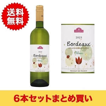 【まとめ買い・6本】トップバリュ AOP ボルドー HVE ブラン / トップバリュ(TV BORDEAUX BLANC HVE3)