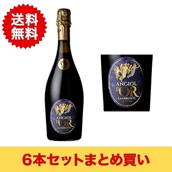【まとめ買い･6本】アンジオール ドール ランブルスコ セッコ / アリオラ(Angiol d'Or Lambrusco Secco)