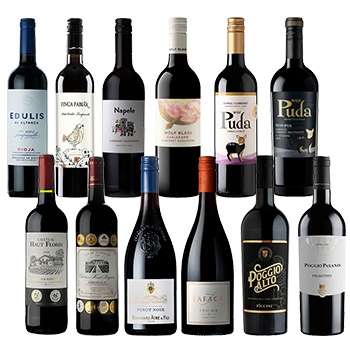 【セット】フランス金賞入り！人気赤ワイン12本セット(French gold medal winner! Set of 12 popular red wines)