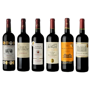 【セット】全部で13冠！全て金賞受賞！ボルドー フルボディ 赤 6本セット(Bordeaux gold medal red wine 6 bottle set)
