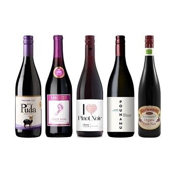 【セット】世界飲み比べシリーズ ピノ・ノワール 5本セット / オリジナル ★(World Tasting Series Pinot Noir 5-bottle set)