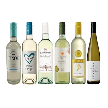 【セット】世界飲み比べシリーズ ピノ・グリージョ 6本セット / オリジナル ★(World Tasting Series Pinot Grigio 6-bottle set)