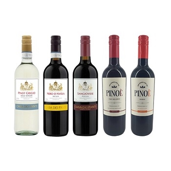 【セット】イタリア 土着品種を楽しむ 5本セット / オリジナル★(Enjoy Italy's indigenous varieties 5-bottle set)