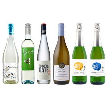 【セット】優しい泡が魅力的な微発泡＆シードル 6本セット / オリジナル★(6-bottle set of slightly sparkling and cider with attractive gentle bubbles)