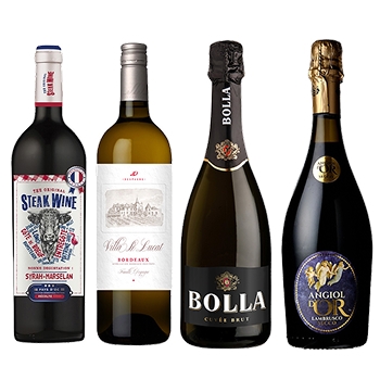 【セット】パーティーにおすすめ！バラエティワイン 4本セット★(Recommended for parties! Variety wine 4-bottle set)