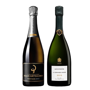 【セット】珠玉のヴィンテージ シャンパーニュ 2本セット★(Set of 2 exquisite vintage champagnes)