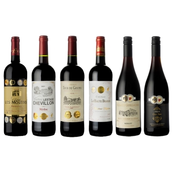 【セット】全部で18冠！全て金賞受賞！フランス フルボディ 赤6本セット(French gold medal Fullbody Red wine 6 bottle sets)