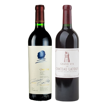【ゆく年くる年予約】オーパスワンとシャトーラトゥールセット(Opus One and Chateau Latour Set)