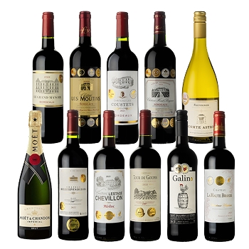 【ゆく年くる年予約】モエ エ シャンドンとフランス金賞ワインセット(Mo?t & Chandon and French Gold Medal Wine Set)