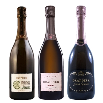 【セット】シャンパーニュ　ドラピエ3本セット★(Champagne Drappier 3-bottle set)