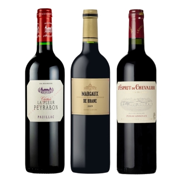 【1.2万円セット】ボルドー左岸3本セット★(Bordeaux Left Bank 3-bottle Set)