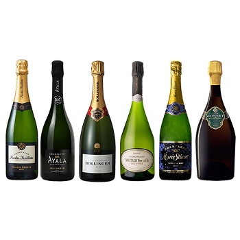 【セット】豪華シャンパーニュ辛口6本セット★(Luxury dry champagne set of 6 bottles)
