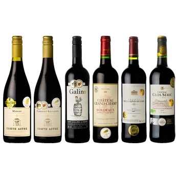【セット】全て金賞受賞！フランス フルボディ 赤6本セット(French gold medal Fullbody Red wine 6 bottle sets)
