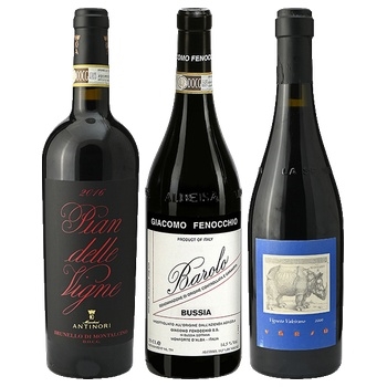 【セット】バイヤー厳選！イタリア3大銘醸ワイン3本セット★(Buyer's Selection! A set of 3 bottles of Italy's top 3 finest wines)