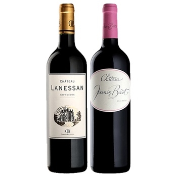 【セット】優雅な実力派ボルドー赤2本セット★(A set of two elegant and high-quality Bordeaux red wines)