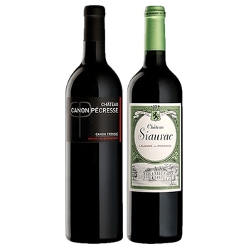 【セット】ボルドー「サンテミリオン派 VS ピュア メドック」赤2本セット★(Bordeaux "Saint-?milion vs. Pure Medoc" Red Wine 2-Bottle Set)