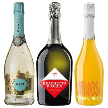 【セット】やさしさあふれる甘口スパーク ３本セット★(A set of sweet and gentle sparkling wines)