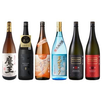 【秋の焼酎予約2026】魔王と炭酸割りがお薦めな芋焼酎6本セット(Maou Recommended 6-Bottle Shochu Set)