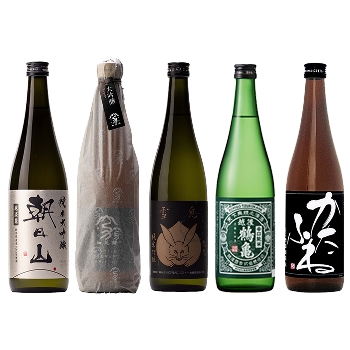 【ブラックフライデー予約2025】新潟清酒！人気銘醸蔵 飲み比べ 720ml 5本セット(BF Popular Breweries Tasting Set of 5 720ml Bottles)
