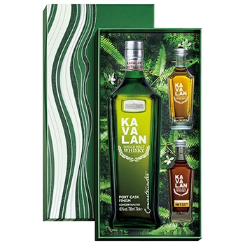【プレミアム予約2026】カバランコンサートマスターポートフィニッシュ　ギフトセット(Kavalan Concertmaster Port  Cask Finish Gift Set	/ Kavalan Distillery)