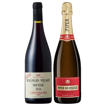 【早得】【セット】ボジョレーヌーヴォーとシャンパーニュセット 2026(Beaujolais Nouveau & Champagne Set)