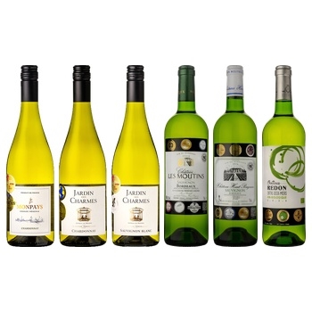 【セット】全て金賞受賞！フランス 辛口 白 6本セット / オリジナル(All Gold Medal Winners! French Dry White 6-Bottle Set)