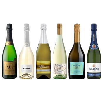 【セット】おすすめデイリーワイン 辛口スパークリング6本セット★(Recommended Daily Wines: 6-Bottle Set of Dry Sparkling Wines)