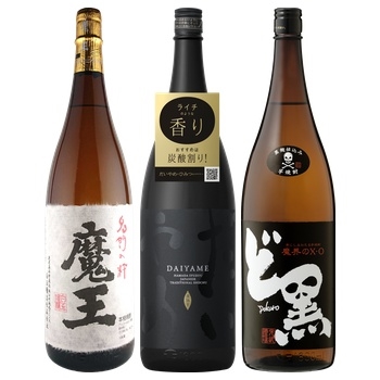 【ブラックフライデー2026予約】魔王と黒麹焼酎３本セット(Maou and Black Koji Shochu 3-Bottle Set)