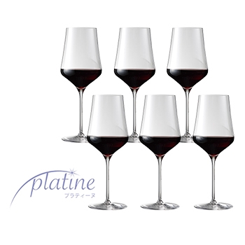 【ワインGoods】プラティーヌ レッドワイン 6脚入 /  グローバル(Platine Red Wine Glasses, set of 6, 502cc)