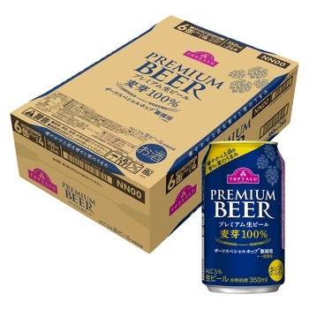 TV プレミアム生ビール（新） 350ml×24本(TV Premium Beer 350ml×24)