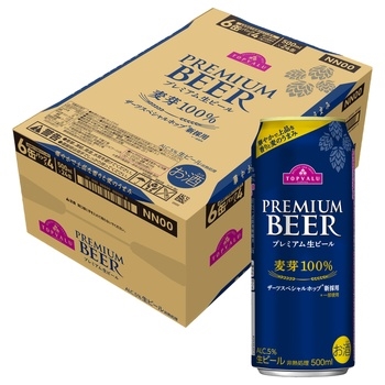 TV プレミアム生ビール（新） 500ml×24本(TV Premium Beer 500ml×24)