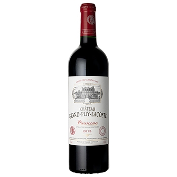 2013 シャトー･グラン･ピュイ･ラコスト / シャトー･グラン･ピュイ･ラコスト ◎(Chateau Grand Puy Lacoste 2013 ◎)