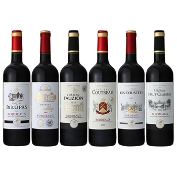 全てパリ農業コンクール金賞受賞 ボルドーフルボディ6本セットVol.3(Bordeaux gold medal red wine 6 bottle sets Vol.3)