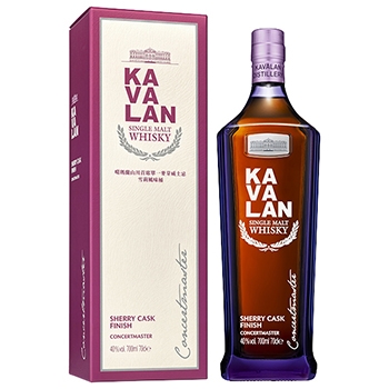 【箱付】カバラン コンサートマスター シェリーカスクフィニッシュ(Kavalan Sherry Cask Finish)