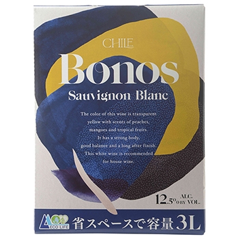【ボックスワイン】ボノス ソーヴィニヨンブラン 3L / 徳岡(Bonos Sauvignon Blanc 3L)