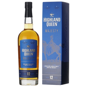 【箱付】ハイランドクイーン マジェスティ ハイランド シングルモルトウイスキー 12年(HIGHLAND QUEEN MAJESTY HIGHLAND SINGLE MALT WHISKY 12YO 40%)