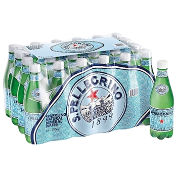 【FOOD de WINE】サンペレグリノ スパークリングウォーター 500ml×24 / サンペリグリノ ◎(SANPELLEGRINO SPARKLING WATER ◎)