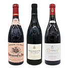 【セット】フランスを代表する歴史あるアペラシオンの「シャトーヌフ・デュ・パプ」飲み比べ3本セット / オリジナル◎(Chateauneuf du Pape Rouge 3 bottle set◎)