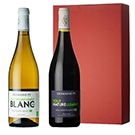 【ギフト】フランス産 ドメーヌ ピィ酸化防止剤無添加赤白2本セット / オリジナル◎(Domaine Py Tout Naturellement giftset◎)