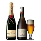 【セット】『モエ』＆『マスターズドリーム』プレミアム2本セット(MOET&CHANDON MOET IMPERIAL＆SUNTORY master’s dream　yamazaki genshutaru jukusei)