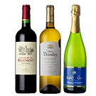 【セット】バイヤー厳選！ボルドー赤白泡 3本セット / オリジナル★(Buyer's Choice! Bordeaux Red and White Sparkling Wines 3-bottle Set)