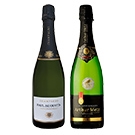 【セット】バイヤーイチオシ！シャンパーニュとクレマン 2本セット / オリジナル★(Buyer's recommendation! Champagne and Cremant 2-bottle set)