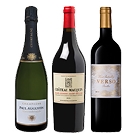 【1万円セット】シャンパーニュ＆赤ワイン 3本セット★(Champagne & Red Wine 3 Bottle Set)